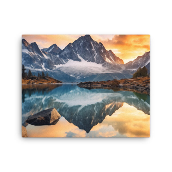 Alpine Majesty: A Collection of Breathtaking Mountain Sunsets Print Two - Image 2