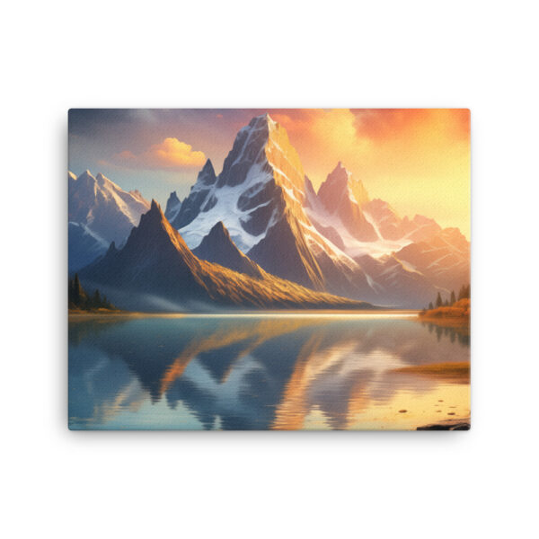 Alpine Majesty: A Collection of Breathtaking Mountain Sunsets Print Five - Image 2
