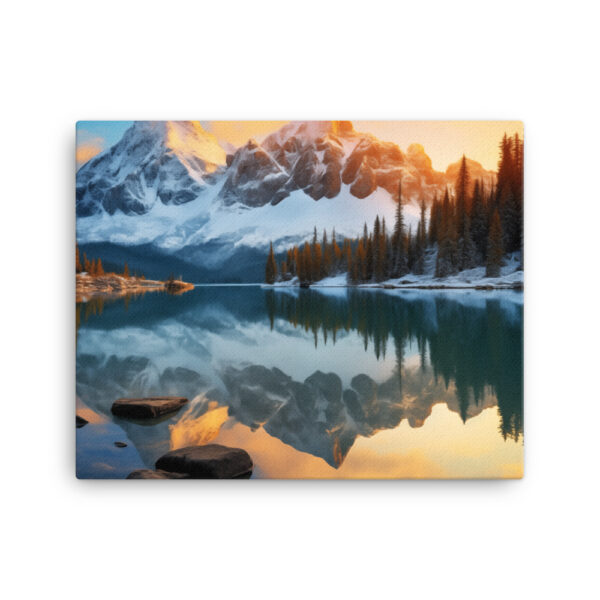 Alpine Majesty: A Collection of Breathtaking Mountain Sunsets Print Eight - Image 2