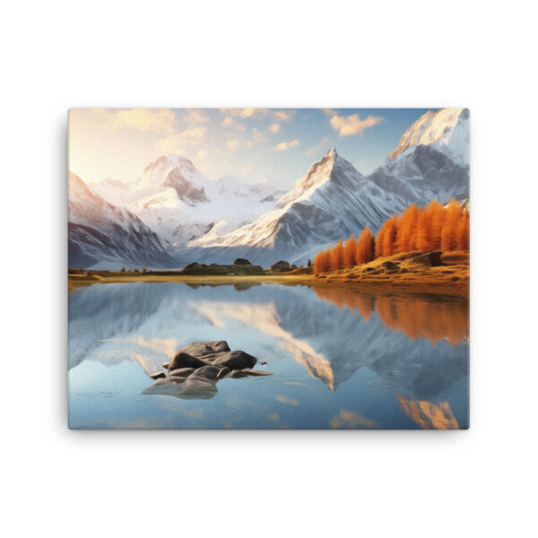 Alpine Majesty: A Collection of Breathtaking Mountain Sunsets Print Ten - Image 2