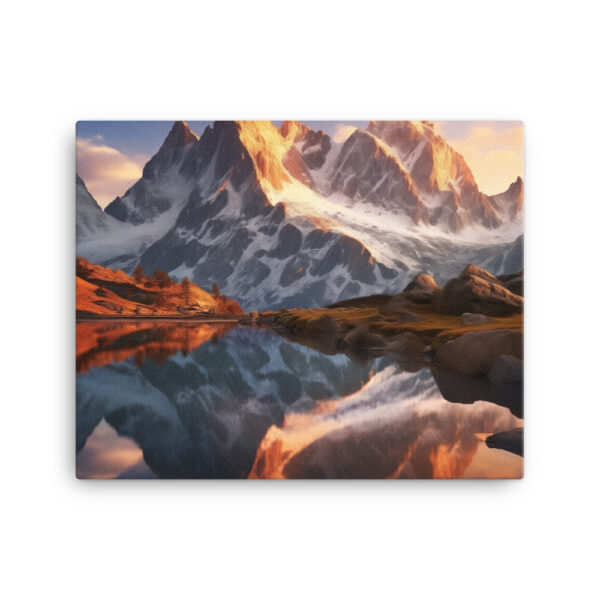 Alpine Majesty: A Collection of Breathtaking Mountain Sunsets Print Fourteen - Image 2