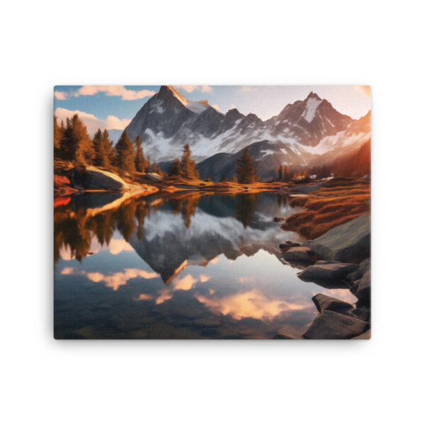 Alpine Majesty: A Collection of Breathtaking Mountain Sunsets Print Sixteen - Image 2
