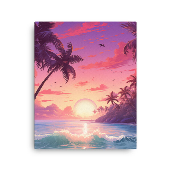 Tropical Twilight: A Collection of Luminous Beach Sunsets Print Seven - Image 2