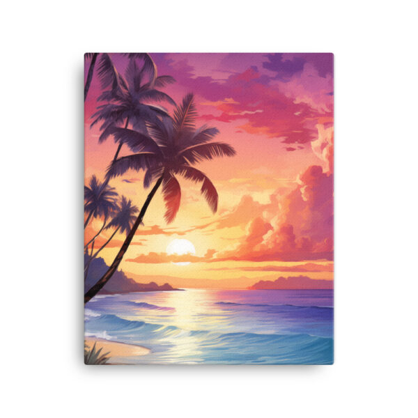 Tropical Twilight: A Collection of Luminous Beach Sunsets Print Eight - Image 2