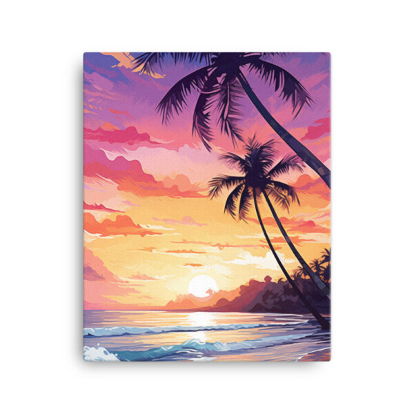 Tropical Twilight: A Collection of Luminous Beach Sunsets Print Nine - Image 2