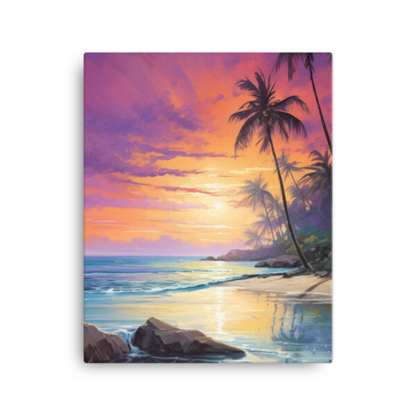 Tropical Twilight: A Collection of Luminous Beach Sunsets Print Ten - Image 2