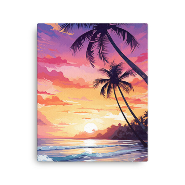 Tropical Twilight: A Collection of Luminous Beach Sunsets Print Twelve - Image 2