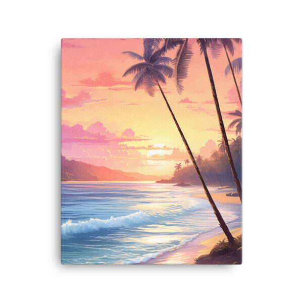 Tropical Twilight: A Collection of Luminous Beach Sunsets Print Fourteen - Image 2