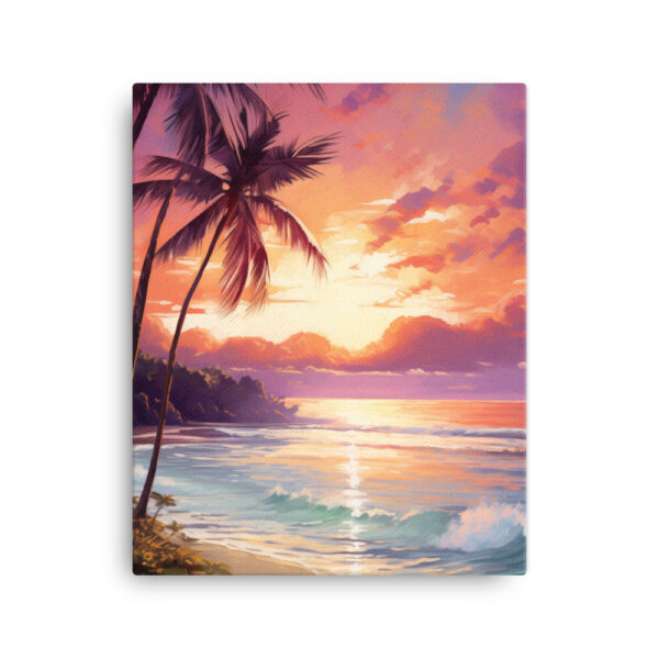 Tropical Twilight: A Collection of Luminous Beach Sunsets Print Seventeen - Image 2