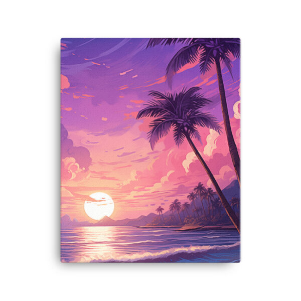 Tropical Twilight: A Collection of Luminous Beach Sunsets Print Eighteen - Image 2