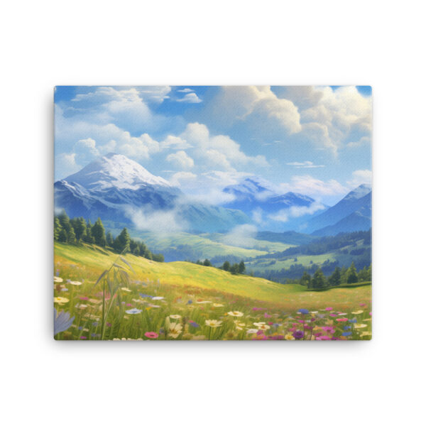 Meadow Whispers: A Collection of Vibrant Mountain Meadows Print Seven - Image 2