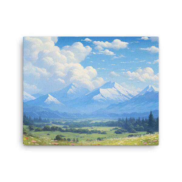 Meadow Whispers: A Collection of Vibrant Mountain Meadows Print Eight - Image 2