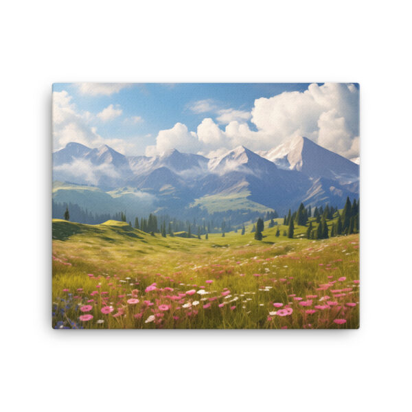 Meadow Whispers: A Collection of Vibrant Mountain Meadows Print Fifteen - Image 2