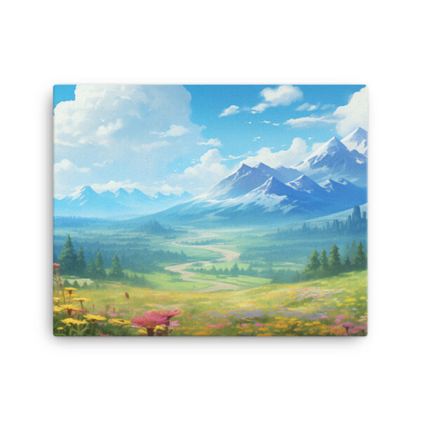 Meadow Whispers: A Collection of Vibrant Mountain Meadows Print Sixteen - Image 2