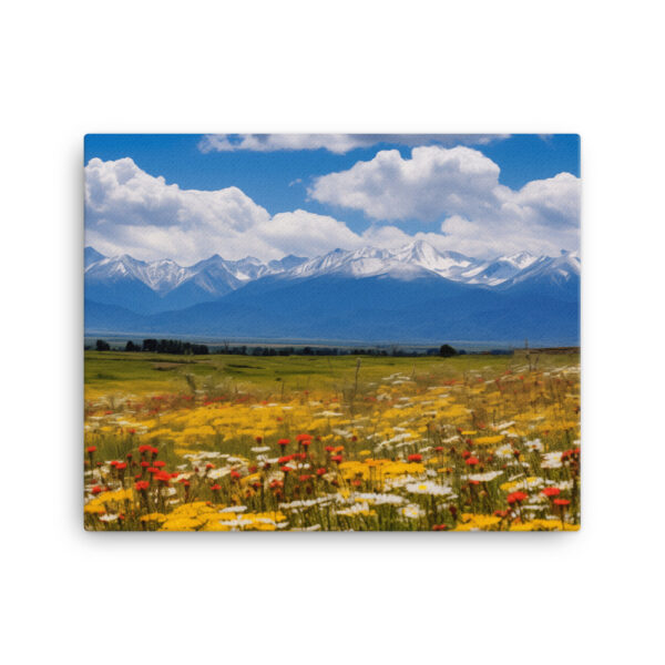 Meadow Whispers: A Collection of Vibrant Mountain Meadows Print Seventeen - Image 2