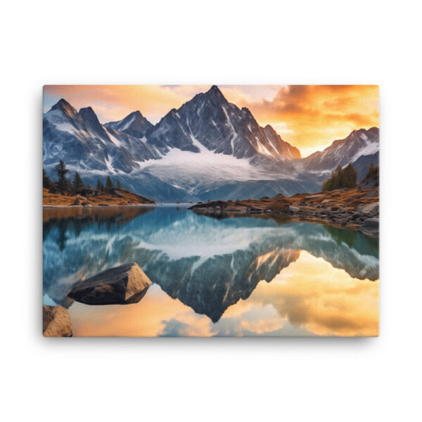 Alpine Majesty: A Collection of Breathtaking Mountain Sunsets Print Two - Image 3