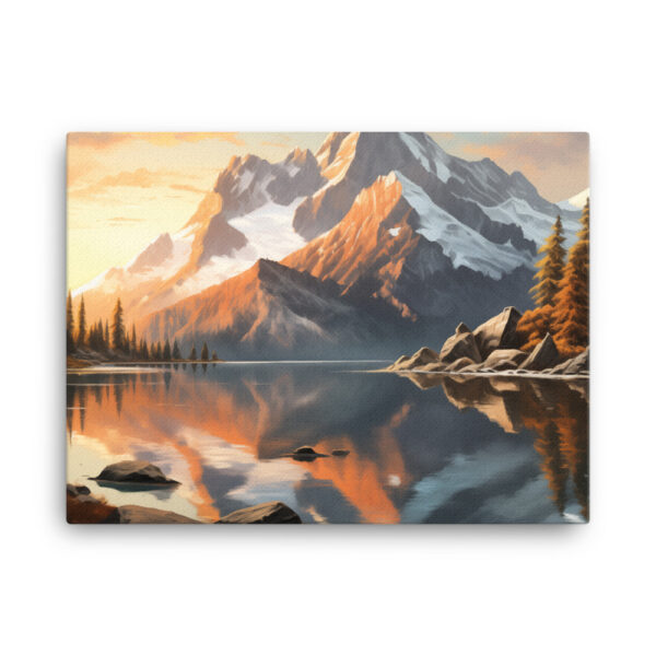 Alpine Majesty: A Collection of Breathtaking Mountain Sunsets Print Four - Image 3