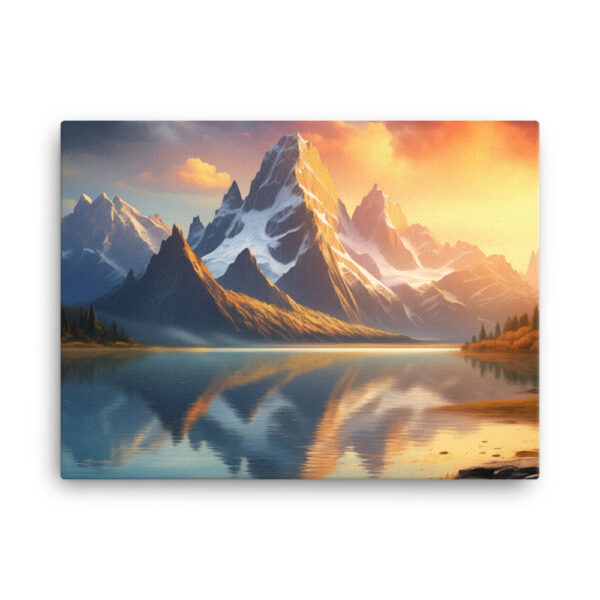 Alpine Majesty: A Collection of Breathtaking Mountain Sunsets Print Five - Image 3