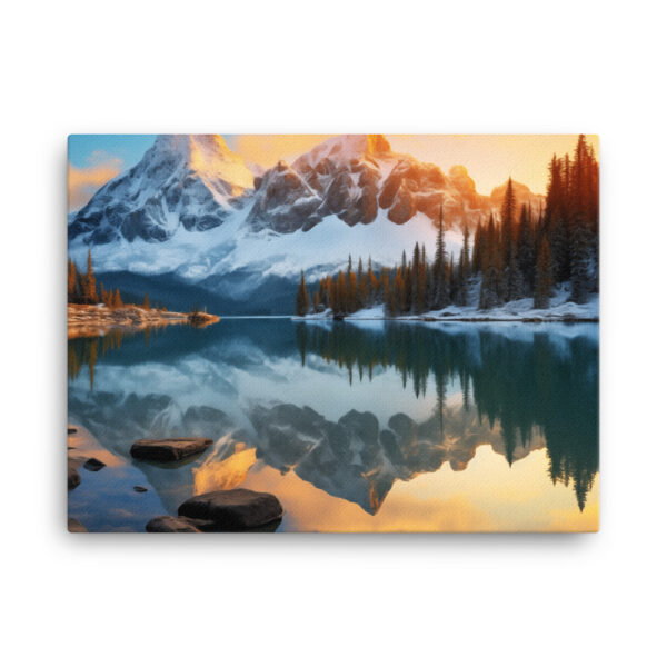 Alpine Majesty: A Collection of Breathtaking Mountain Sunsets Print Eight - Image 3