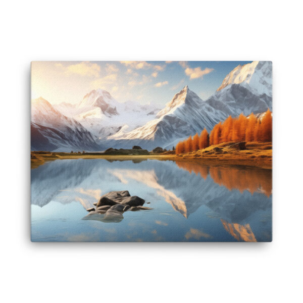 Alpine Majesty: A Collection of Breathtaking Mountain Sunsets Print Ten - Image 3