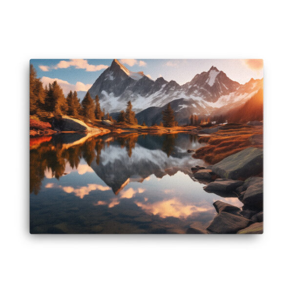 Alpine Majesty: A Collection of Breathtaking Mountain Sunsets Print Sixteen - Image 3