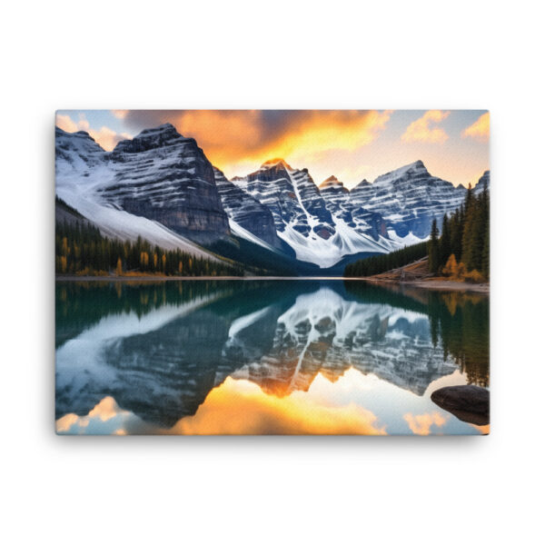 Alpine Majesty: A Collection of Breathtaking Mountain Sunsets Print Twenty - Image 3