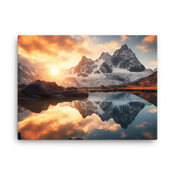 Alpine Majesty: A Collection of Breathtaking Mountain Sunsets Print Twenty-One - Image 3