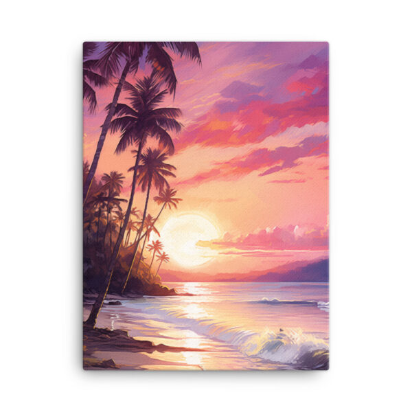 Tropical Twilight: A Collection of Luminous Beach Sunsets Print Four - Image 3