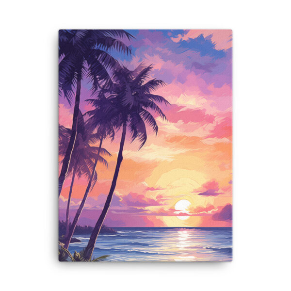 Tropical Twilight: A Collection of Luminous Beach Sunsets Print Five - Image 3