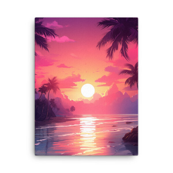 Tropical Twilight: A Collection of Luminous Beach Sunsets Print Six - Image 3