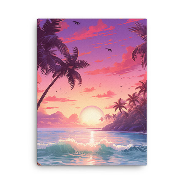 Tropical Twilight: A Collection of Luminous Beach Sunsets Print Seven - Image 3