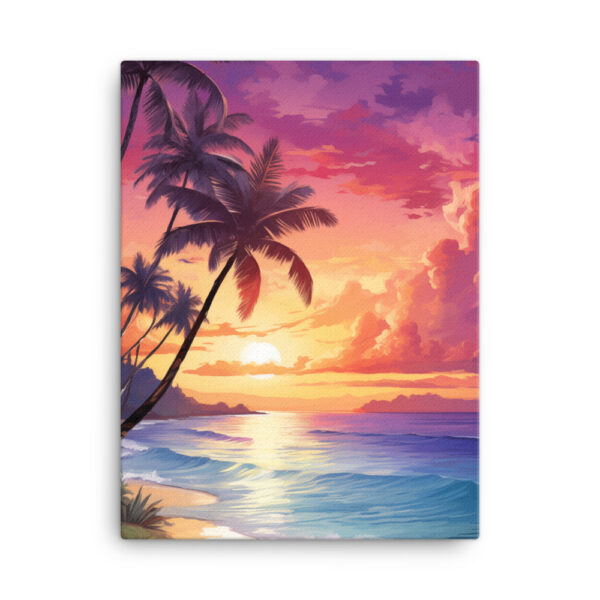Tropical Twilight: A Collection of Luminous Beach Sunsets Print Eight - Image 3