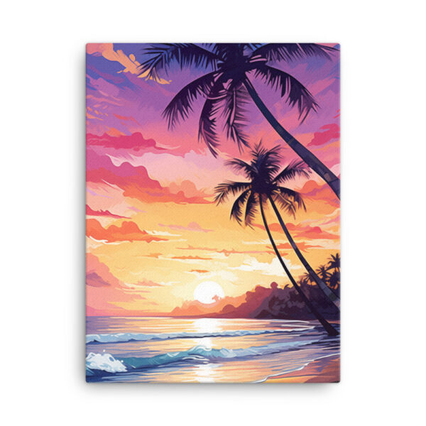 Tropical Twilight: A Collection of Luminous Beach Sunsets Print Nine - Image 3