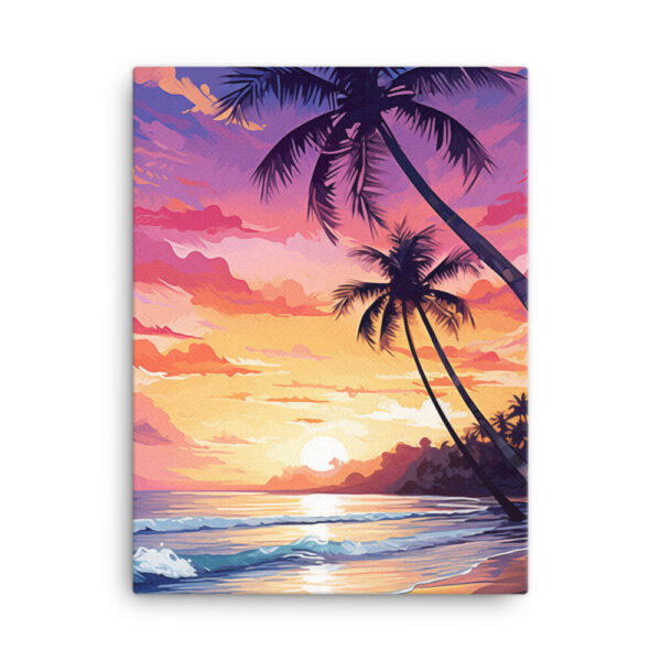 Tropical Twilight: A Collection of Luminous Beach Sunsets Print Twelve - Image 3