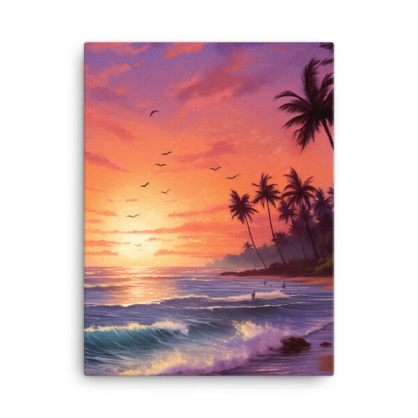 Tropical Twilight: A Collection of Luminous Beach Sunsets Print Thirteen - Image 3
