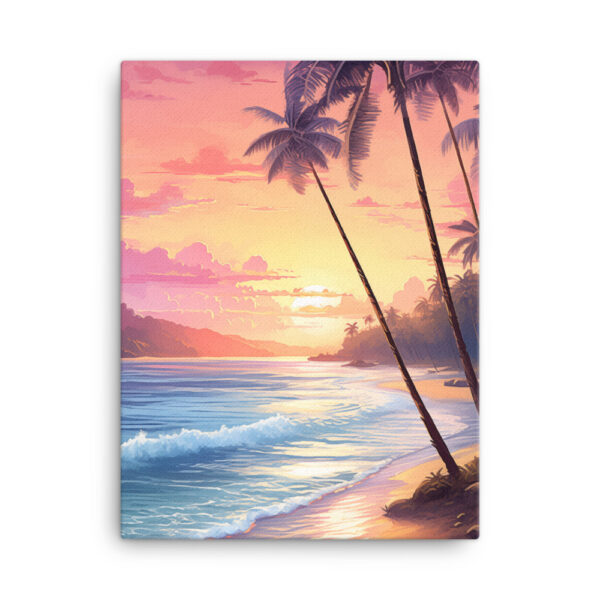 Tropical Twilight: A Collection of Luminous Beach Sunsets Print Fourteen - Image 3