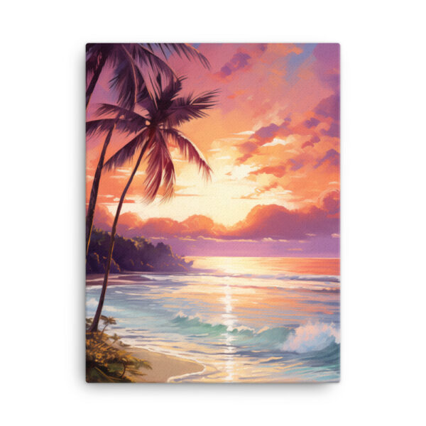 Tropical Twilight: A Collection of Luminous Beach Sunsets Print Seventeen - Image 3