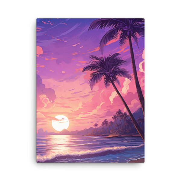 Tropical Twilight: A Collection of Luminous Beach Sunsets Print Eighteen - Image 3
