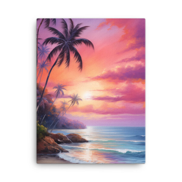 Tropical Twilight: A Collection of Luminous Beach Sunsets Print Nineteen - Image 3