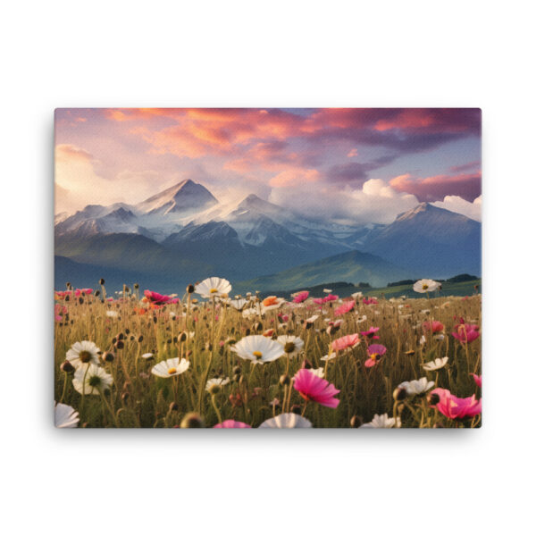 Meadow Whispers: A Collection of Vibrant Mountain Meadows Print One - Image 3