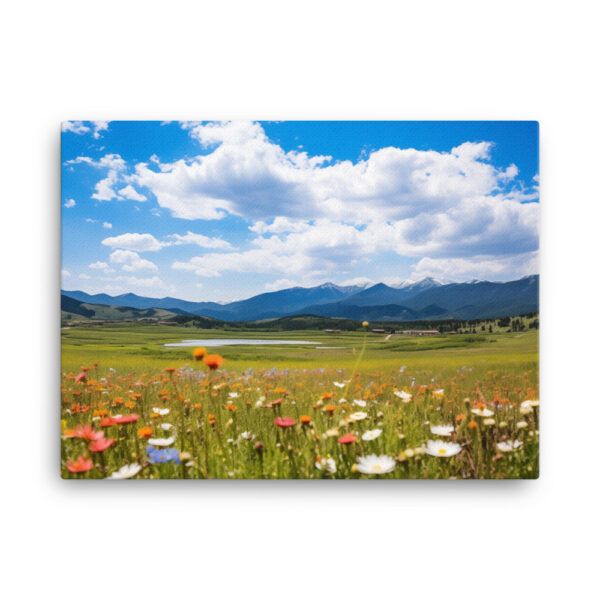 Meadow Whispers: A Collection of Vibrant Mountain Meadows Print Six - Image 3