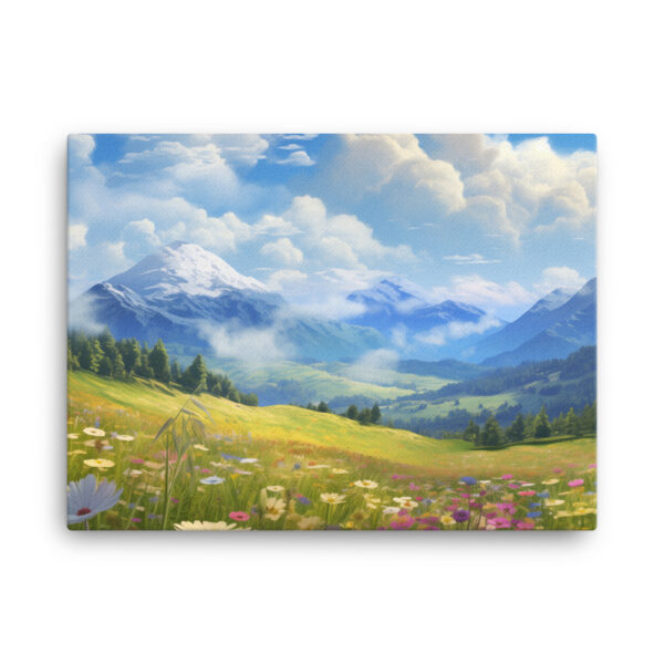 Meadow Whispers: A Collection of Vibrant Mountain Meadows Print Seven - Image 3