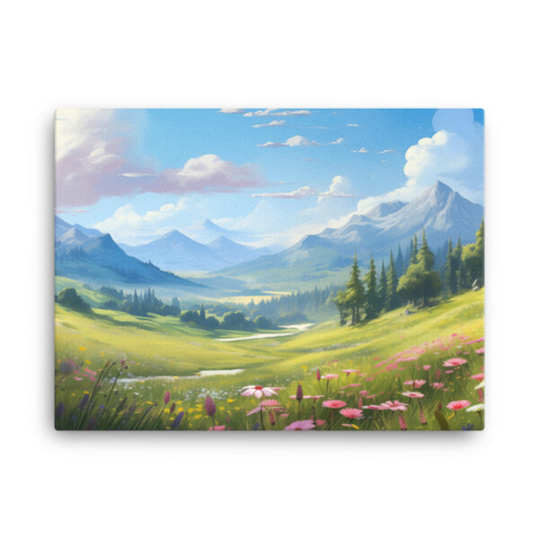 Meadow Whispers: A Collection of Vibrant Mountain Meadows Print Fourteen - Image 3