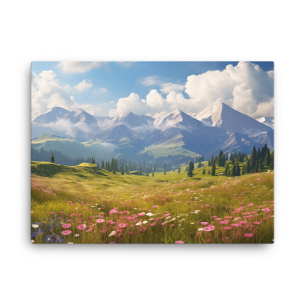 Meadow Whispers: A Collection of Vibrant Mountain Meadows Print Fifteen - Image 3
