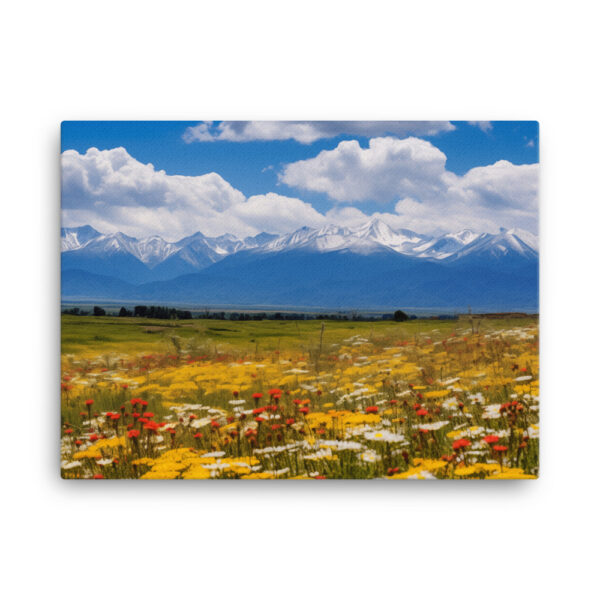 Meadow Whispers: A Collection of Vibrant Mountain Meadows Print Seventeen - Image 3