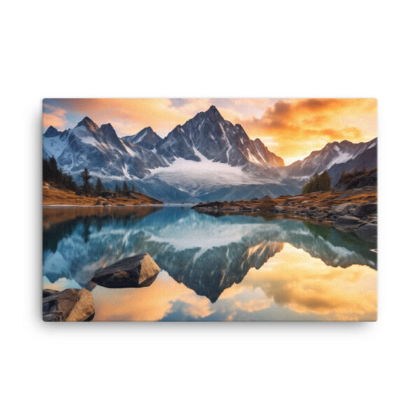 Alpine Majesty: A Collection of Breathtaking Mountain Sunsets Print Two - Image 4