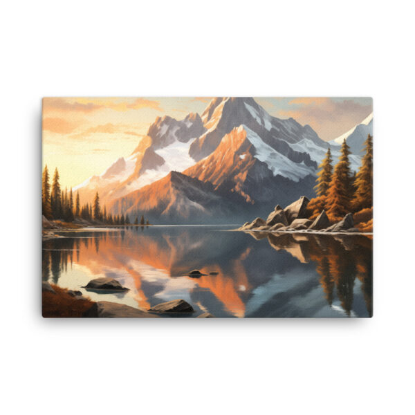 Alpine Majesty: A Collection of Breathtaking Mountain Sunsets Print Four - Image 4