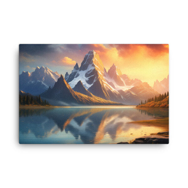 Alpine Majesty: A Collection of Breathtaking Mountain Sunsets Print Five - Image 4