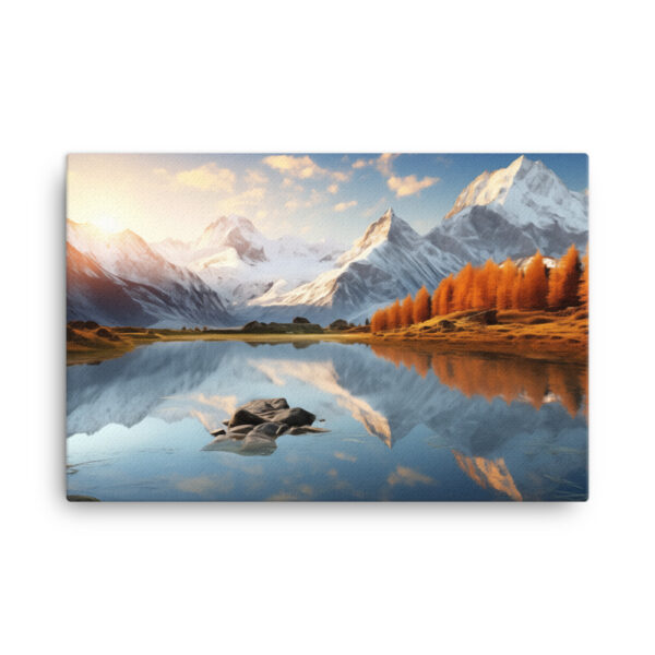 Alpine Majesty: A Collection of Breathtaking Mountain Sunsets Print Ten - Image 4