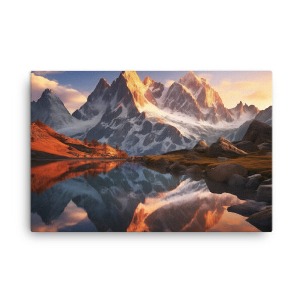 Alpine Majesty: A Collection of Breathtaking Mountain Sunsets Print Fourteen - Image 4